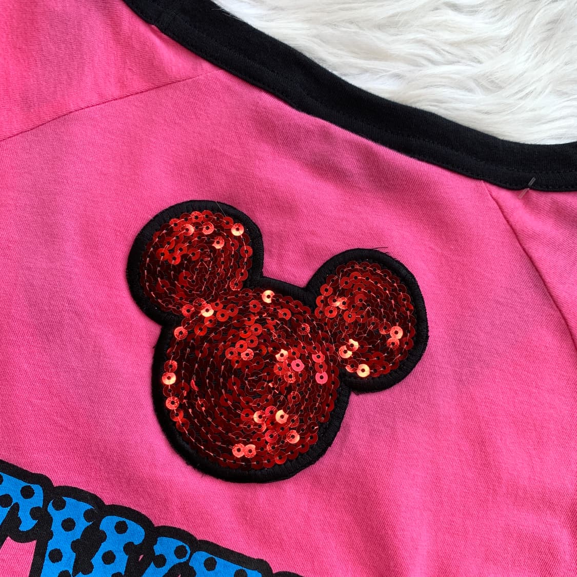 TOKYO DISNEY 미키 도트 프린트 반팔 티셔츠 1519 상품이미지8