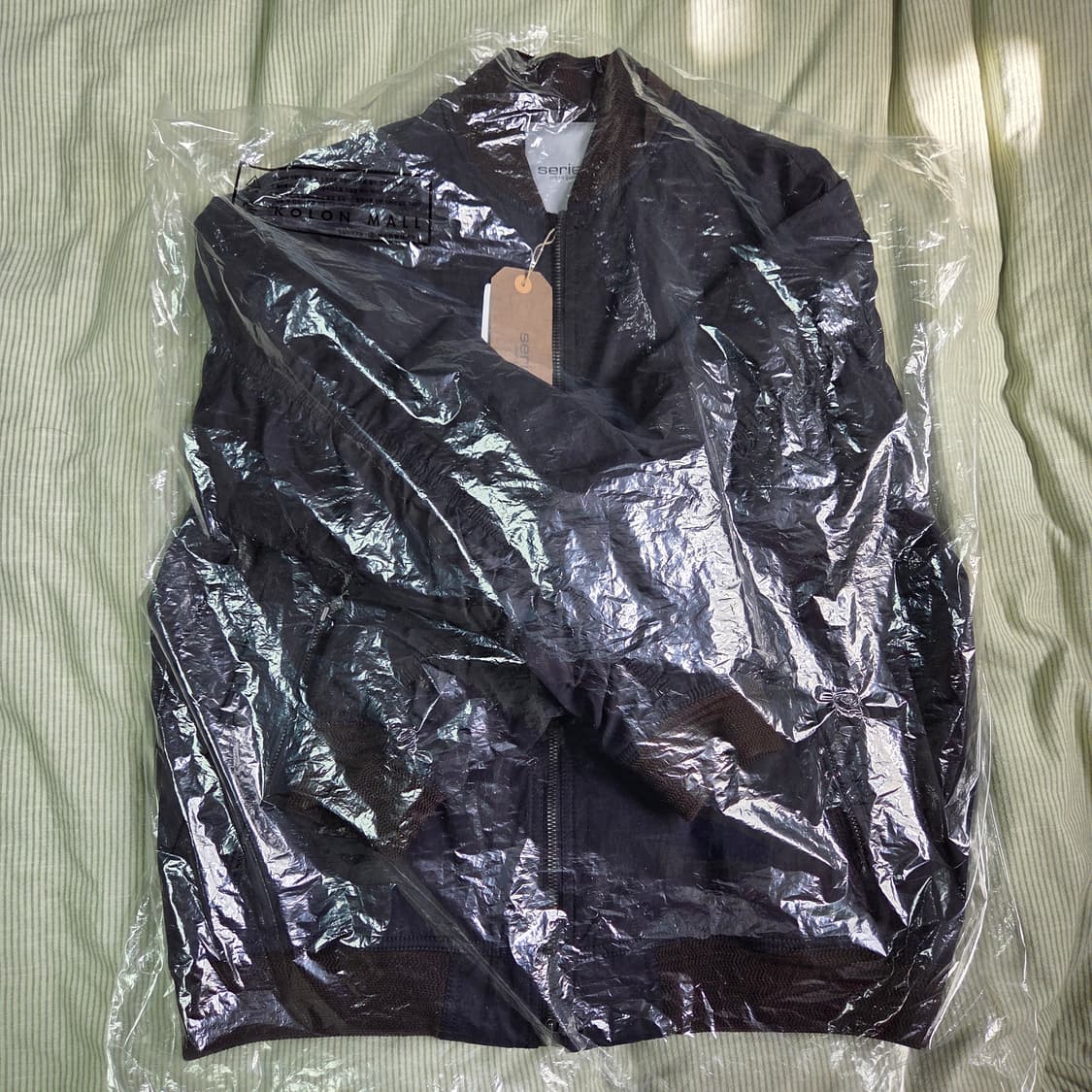 코오롱 시리즈(series) 워싱 ma-1 블랙 100 / 마원 항공점퍼 상품이미지2