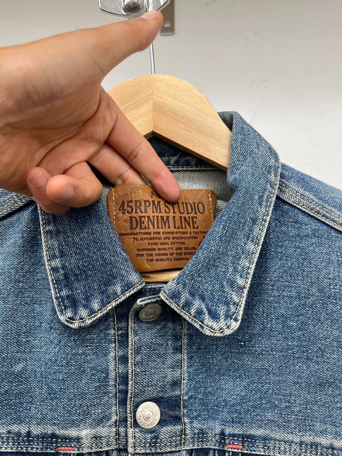 [~55] 45RPM DENIM 2ND JACEKT 상품이미지3