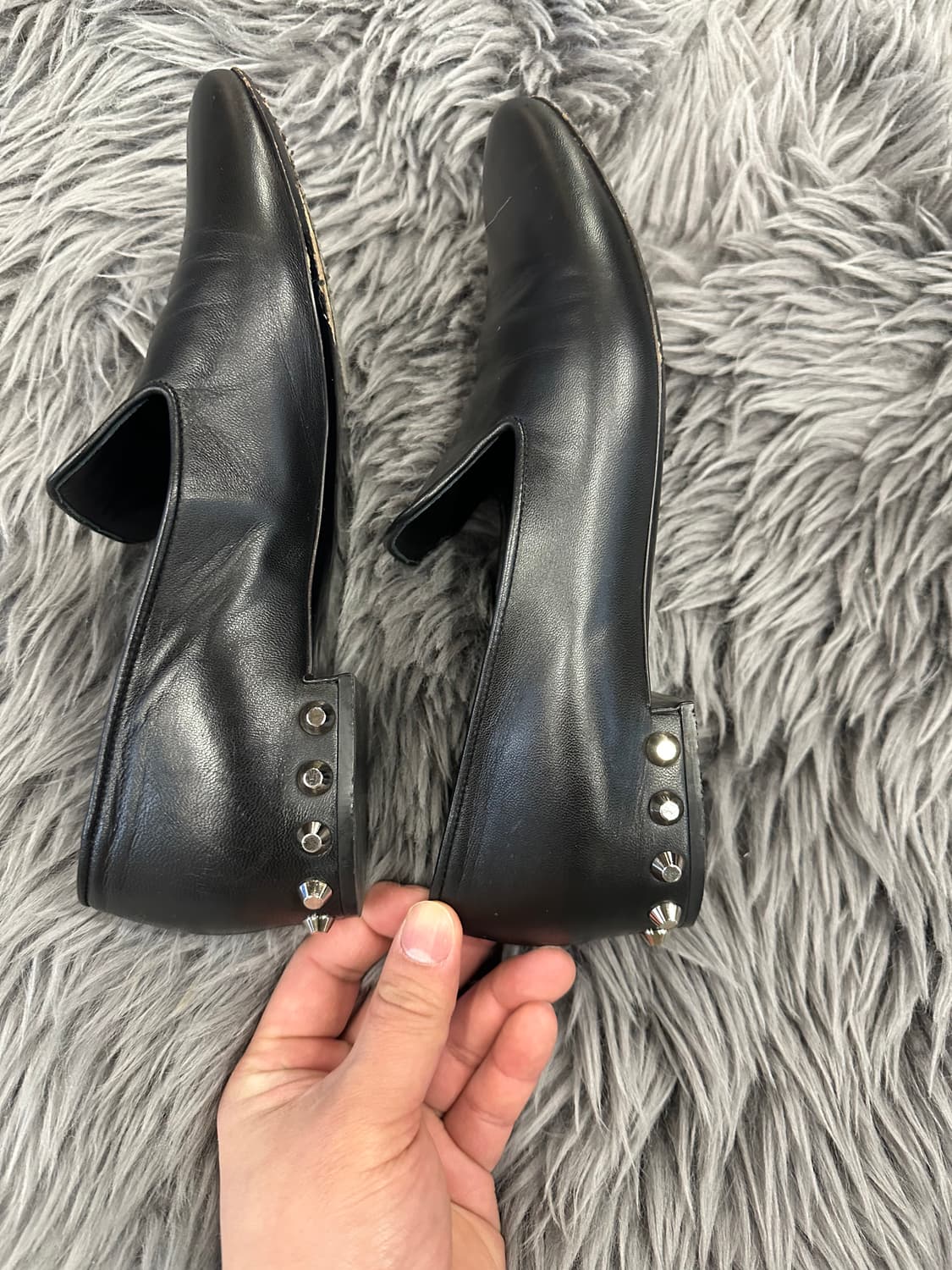 발렌시아가 BALENCIAGA 가죽 플랫슈즈 상품이미지3