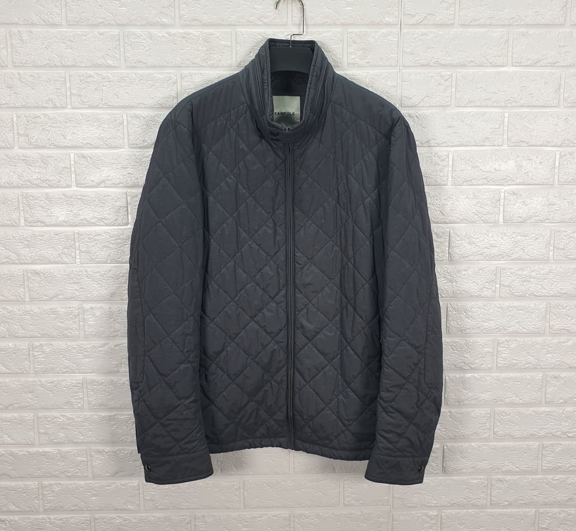 [100]빈폴 다이아 퀼팅 블루종 상품이미지1