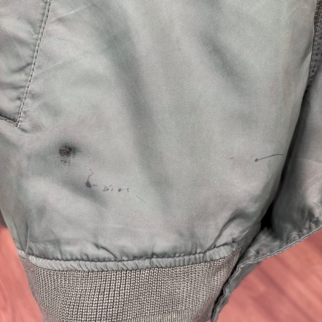 디젤 파일럿 항공 점퍼 페이크 퍼 카라 후드 밀리터리 포켓 디테일 카키 상품이미지9