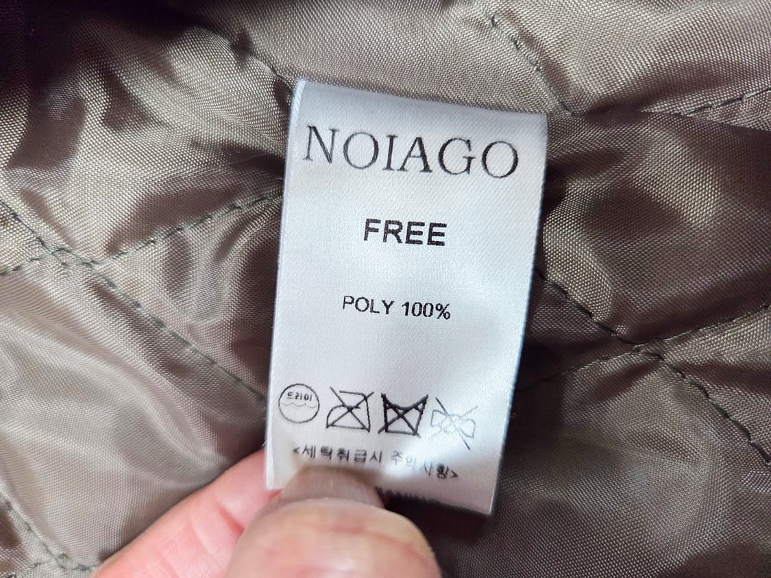 노이아고(NOIAGO) 테리 더플코트 프리사이즈 새상품 상품이미지10