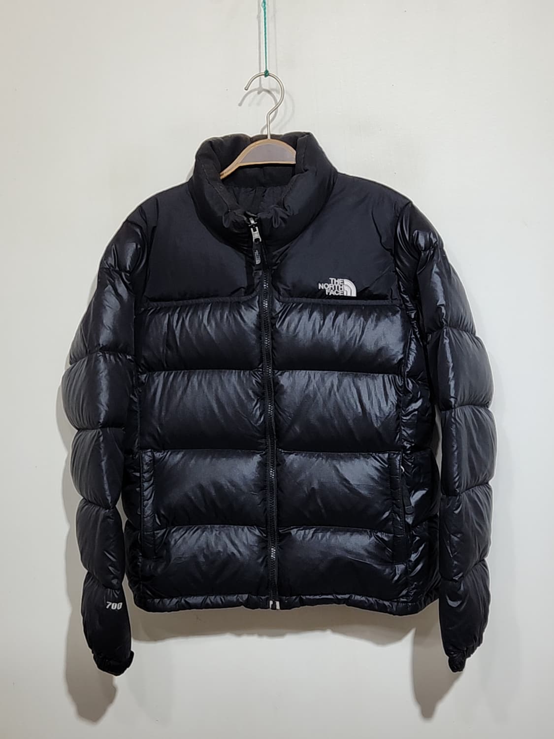 (M) 노스페이스 구스다운 자켓 블랙 거위털 700 눕시패딩 점퍼  상품이미지1