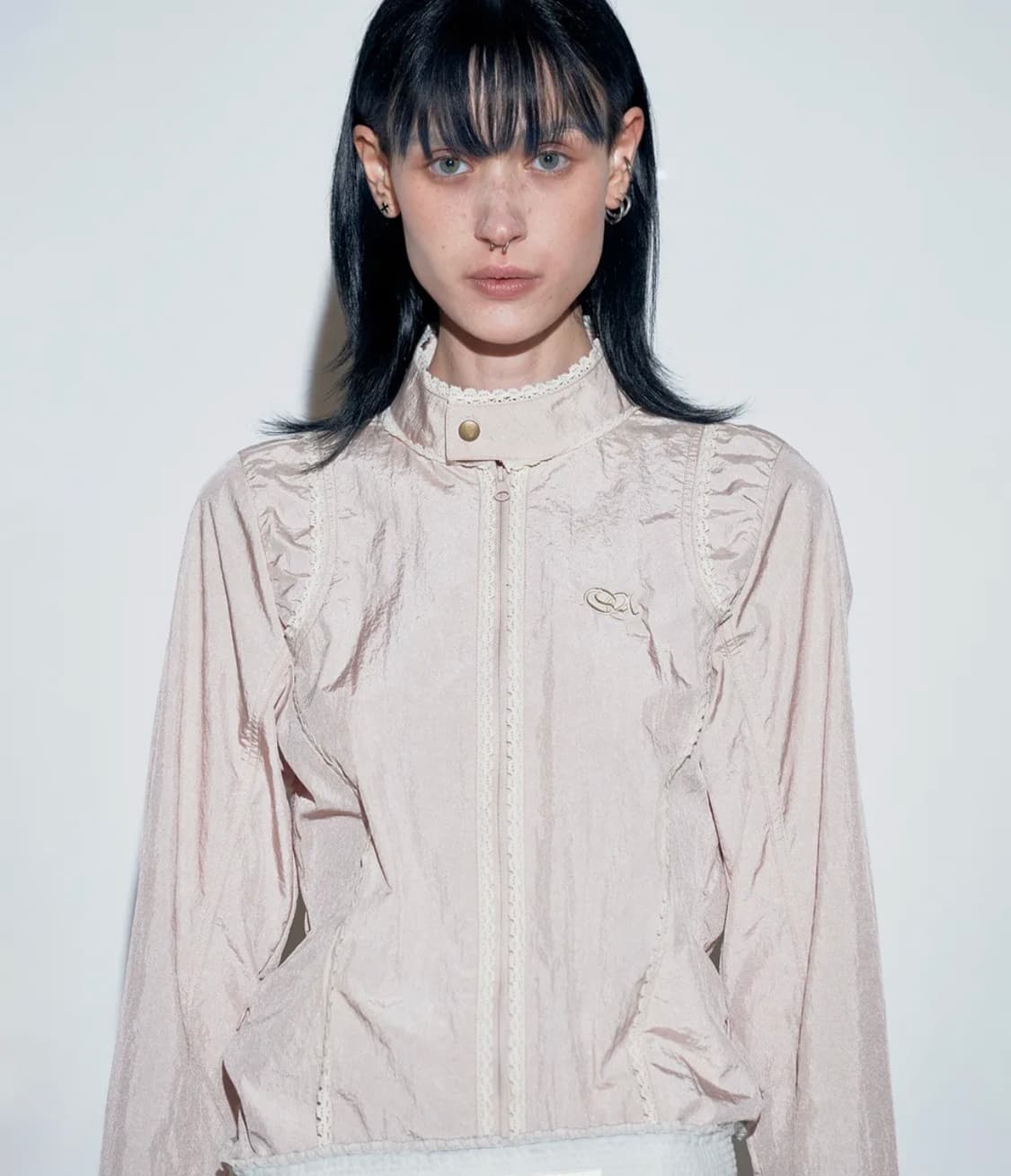 Sculptor Lace Nylon Jacket Pink 상품이미지2