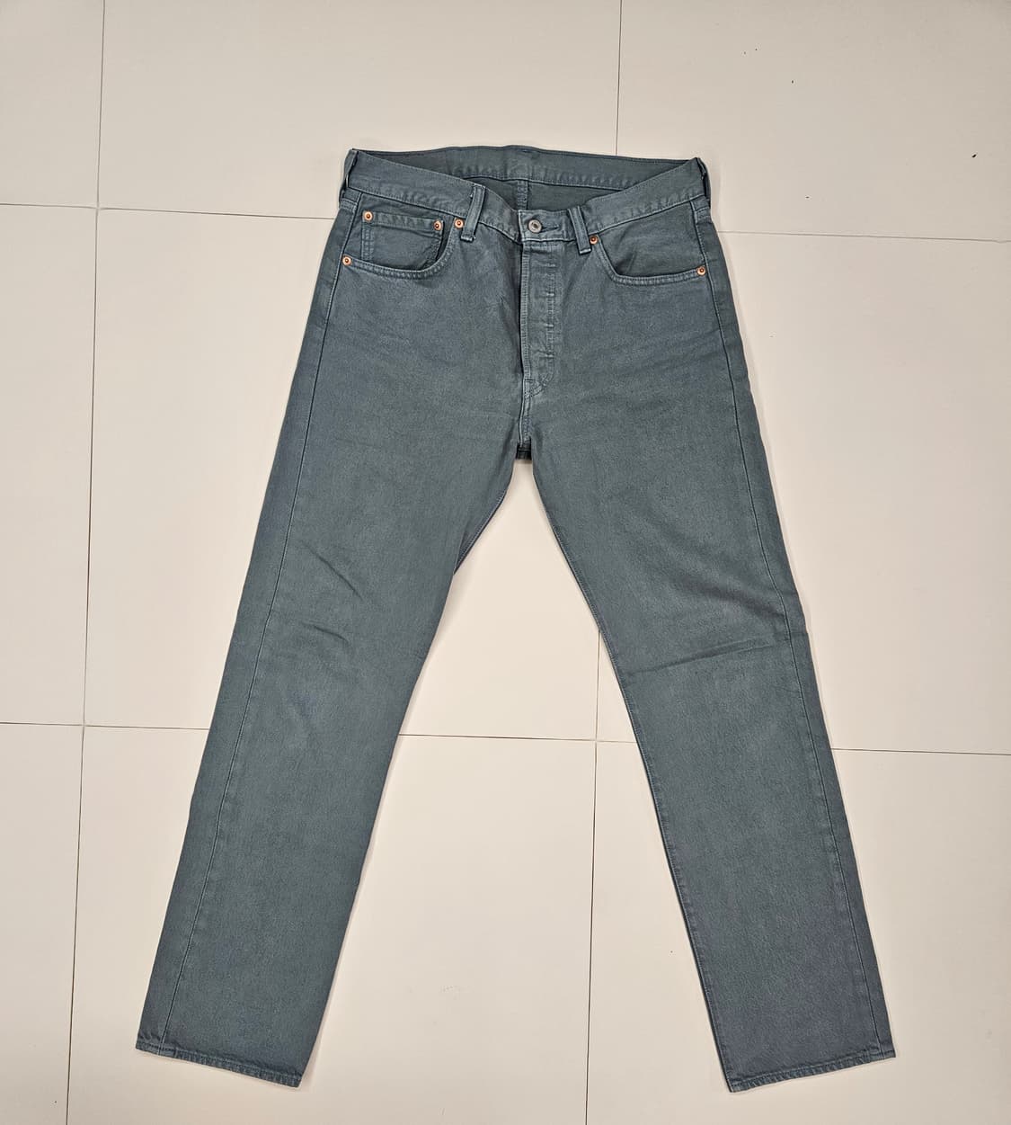 리바이스 501 블루그레이 청바지 W32 L32 상품이미지2
