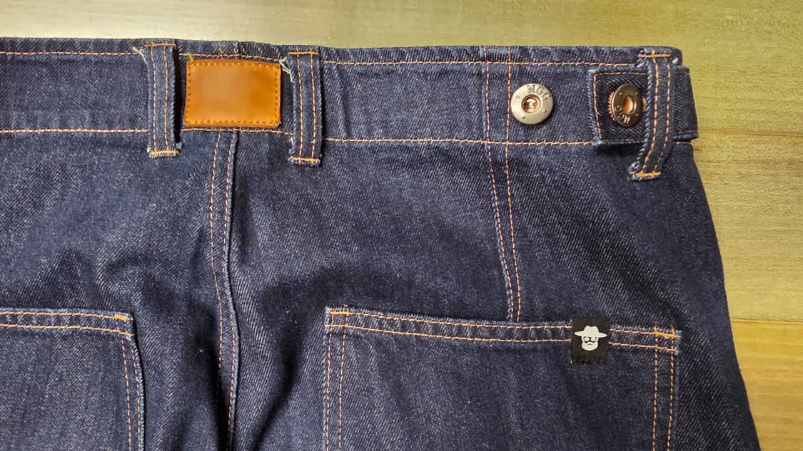 [신품급] 맥우드건 원턱 와이드핏 데님 상품이미지4