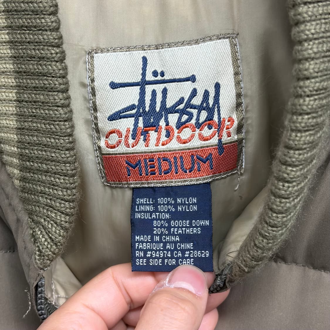 90S 올드 스투시 패딩 상품이미지5