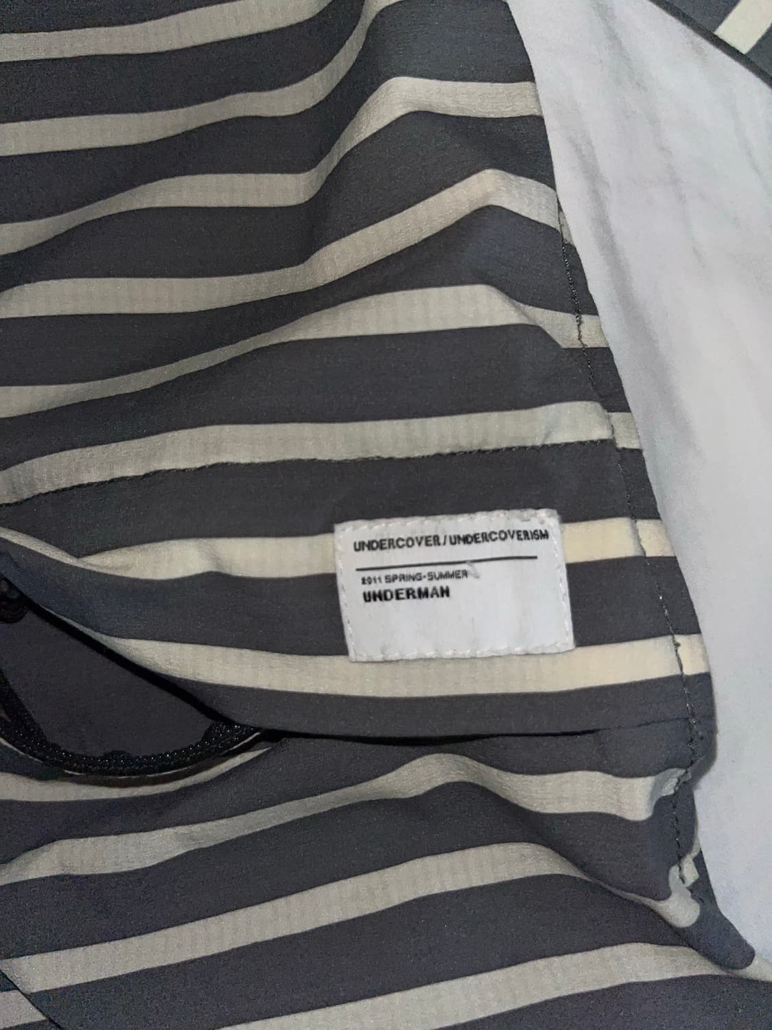 언더커버 언더맨 스트라이프 윈드브레이커 2사이즈 상품이미지6