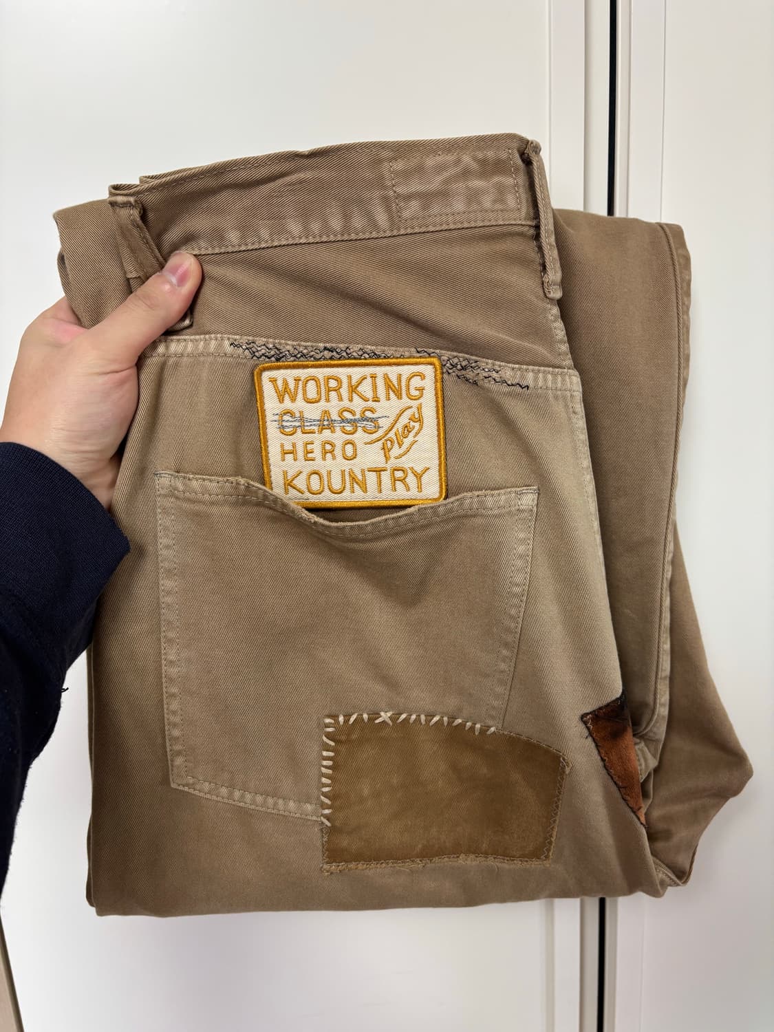 캐피탈 카츠라기 포트  배기 팬츠 베이지 M사이즈 상품이미지1