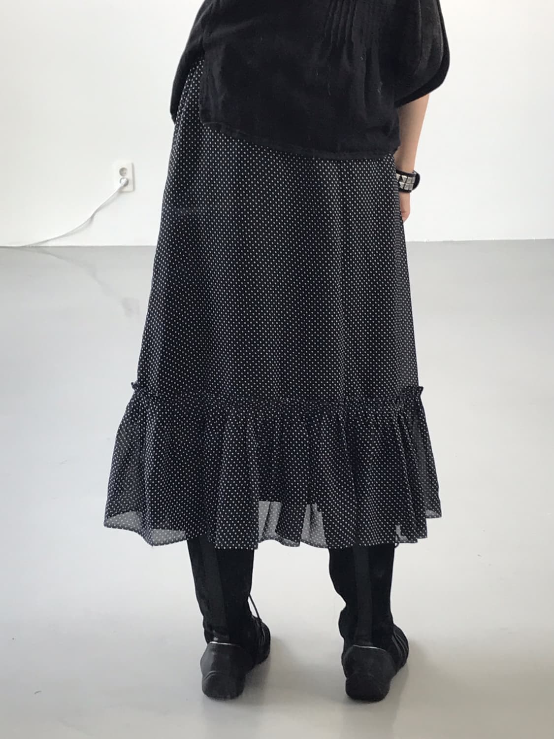 Voltage Dotted Midi Skirts 개인결제창 상품이미지3