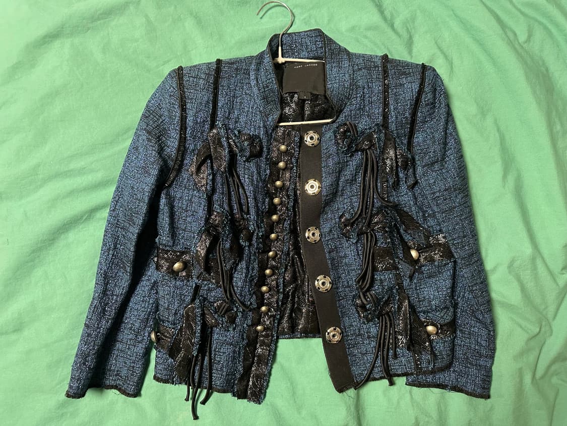 마크제이콥스 빈티지 트위드 크롭 자켓 상품이미지1