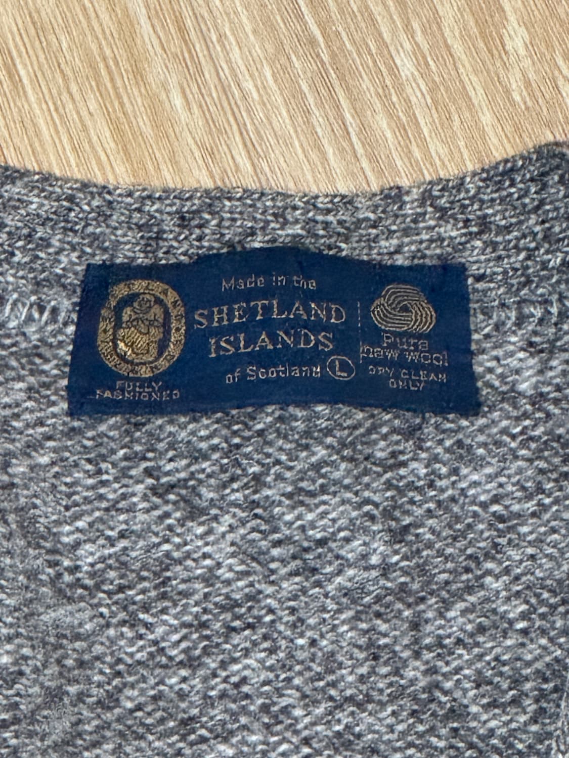 셔틀랜드 울 100% 님성 카디건 상품이미지2