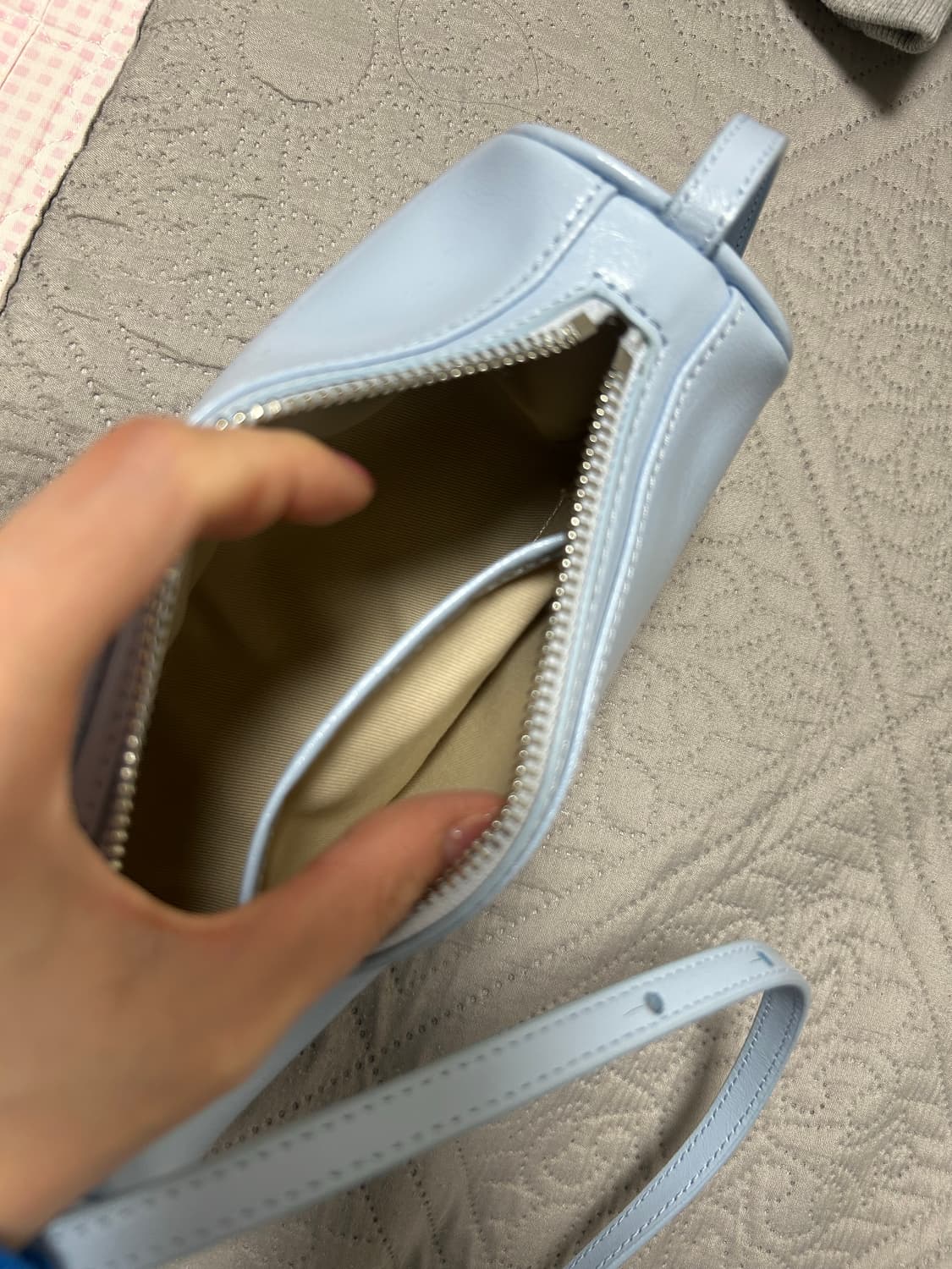 Rrace square fav bag sky blue 상품이미지5