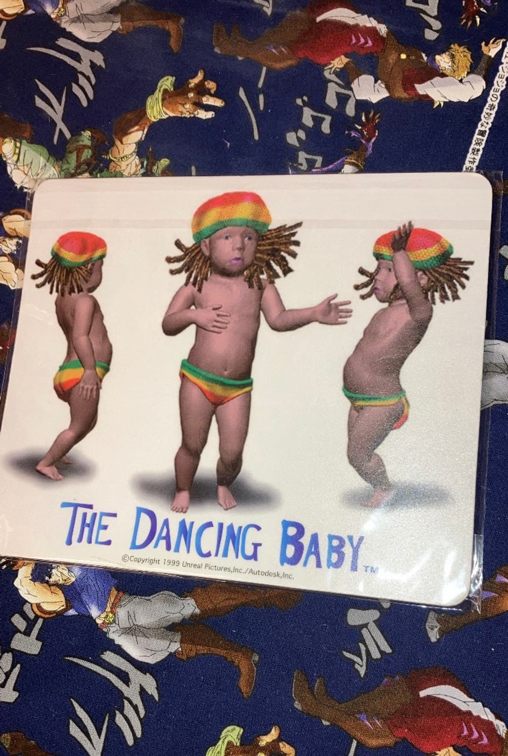 빈티지 댄싱 베이비 마우스 패드 상품이미지3