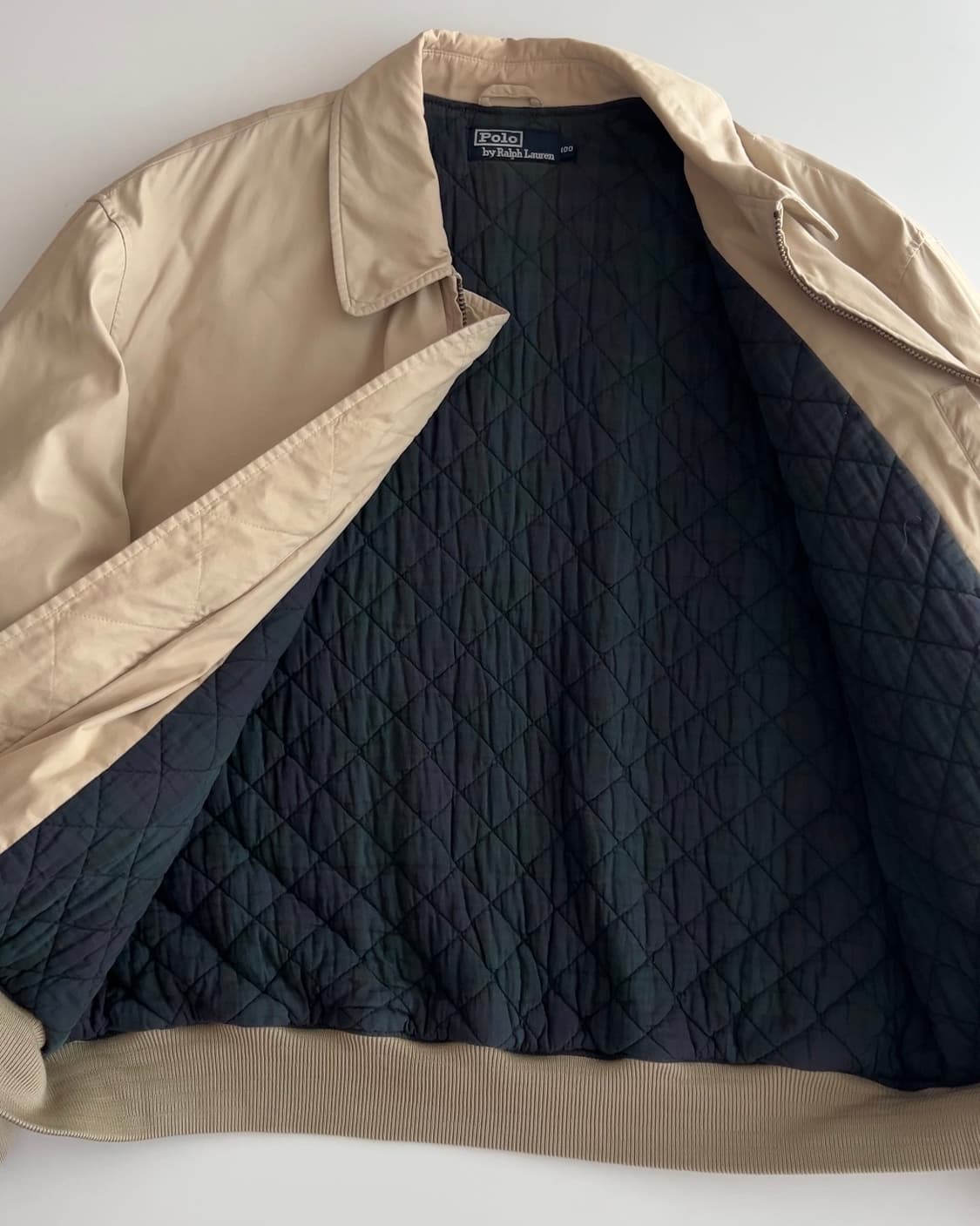 폴로 랄프로렌 퀼팅 안감 봄버 자켓 100 상품이미지5