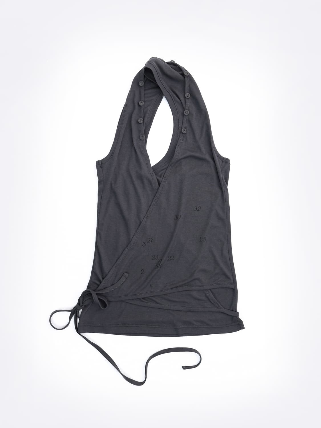 [S] 울리카상투스 홀터 랩 슬리브리스 상품이미지1