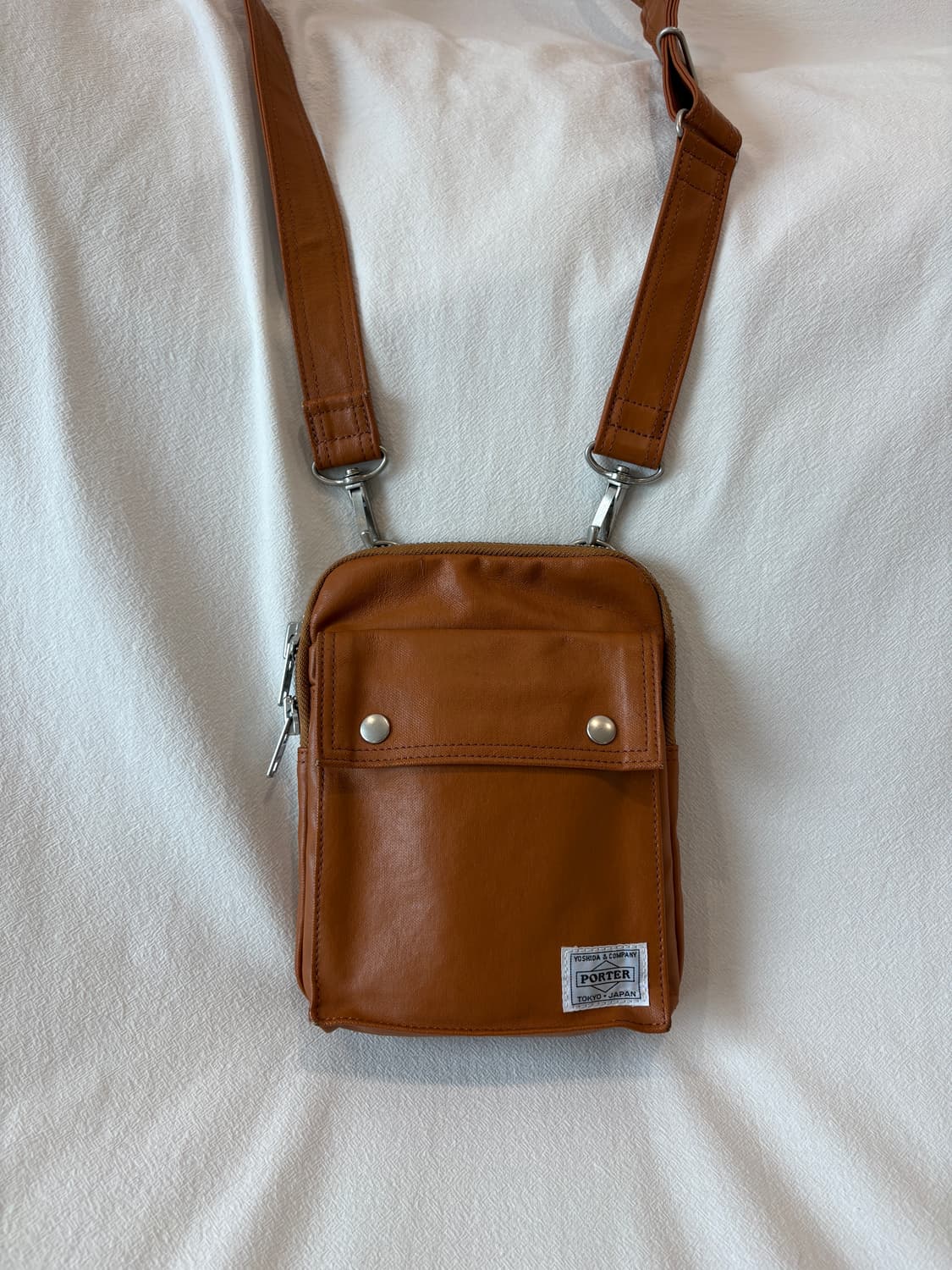 PORTER FREE STYLE SHOULDER BAG (Camel) 상품이미지3
