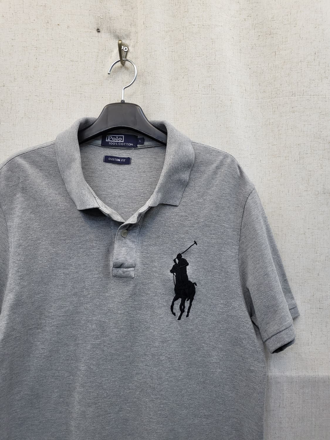 폴로 랄프로렌 빅포니 반팔 카라티 그레이 상품이미지3