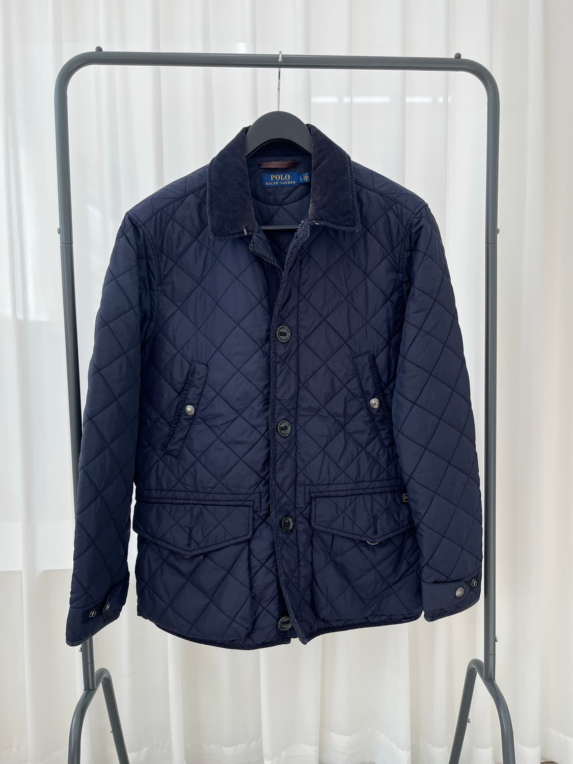 폴로 랄프로렌 퀼팅 자켓 네이비 L 상품이미지1