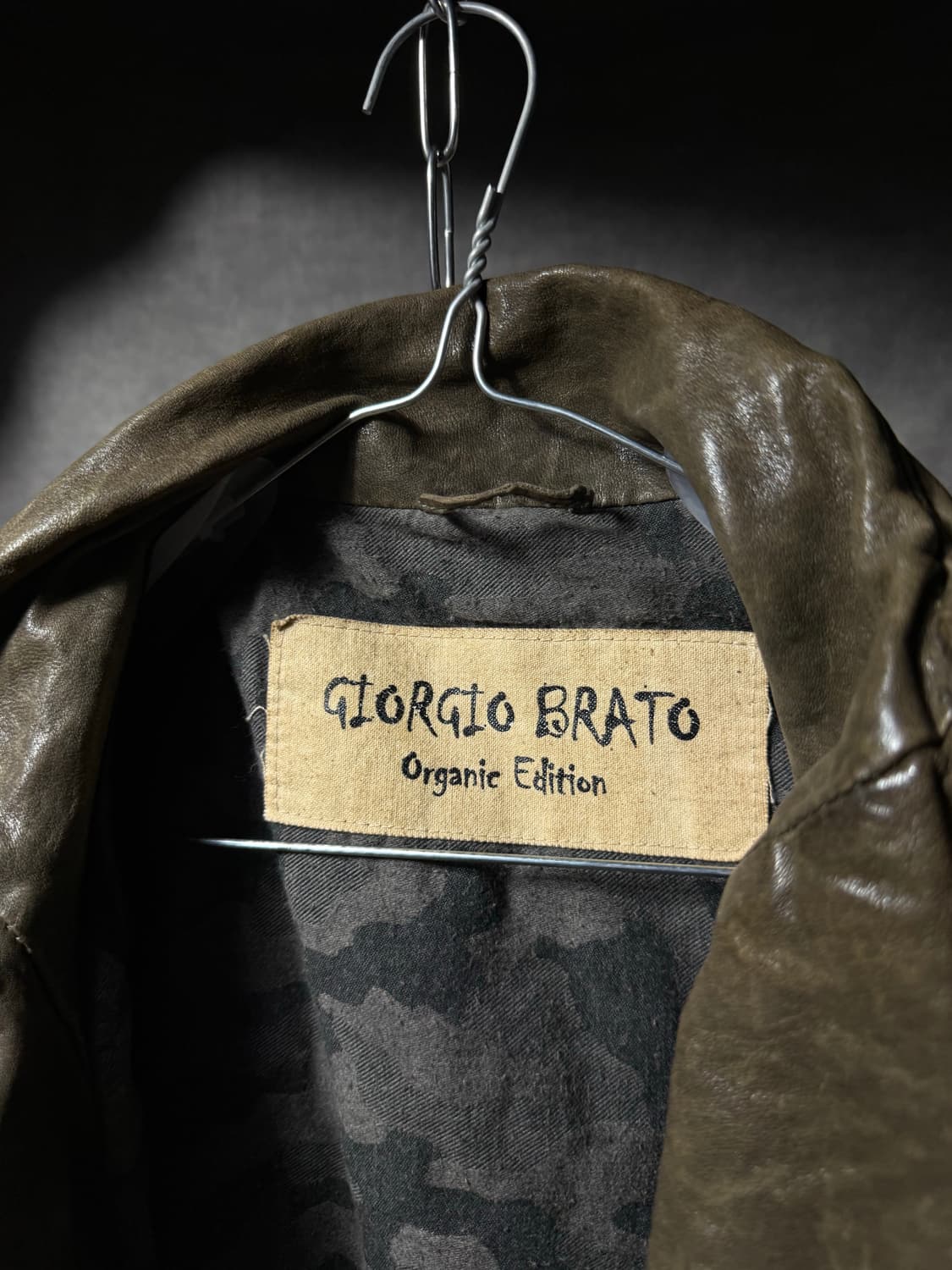 GIORGIO BRATO High Neck Leather Jacket 상품이미지10