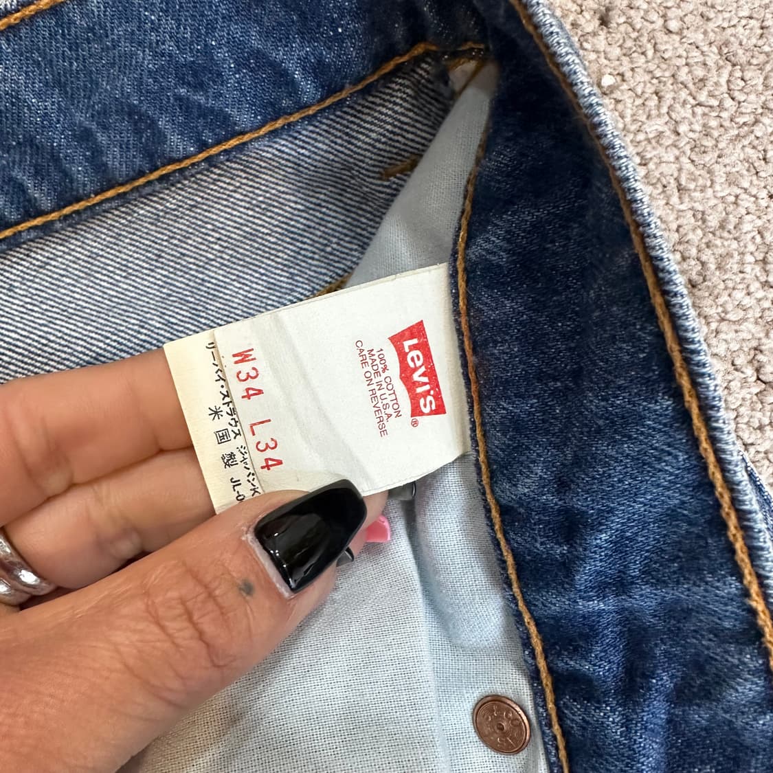 리바이스510 USA 90s 데님 팬츠(32) 상품이미지6
