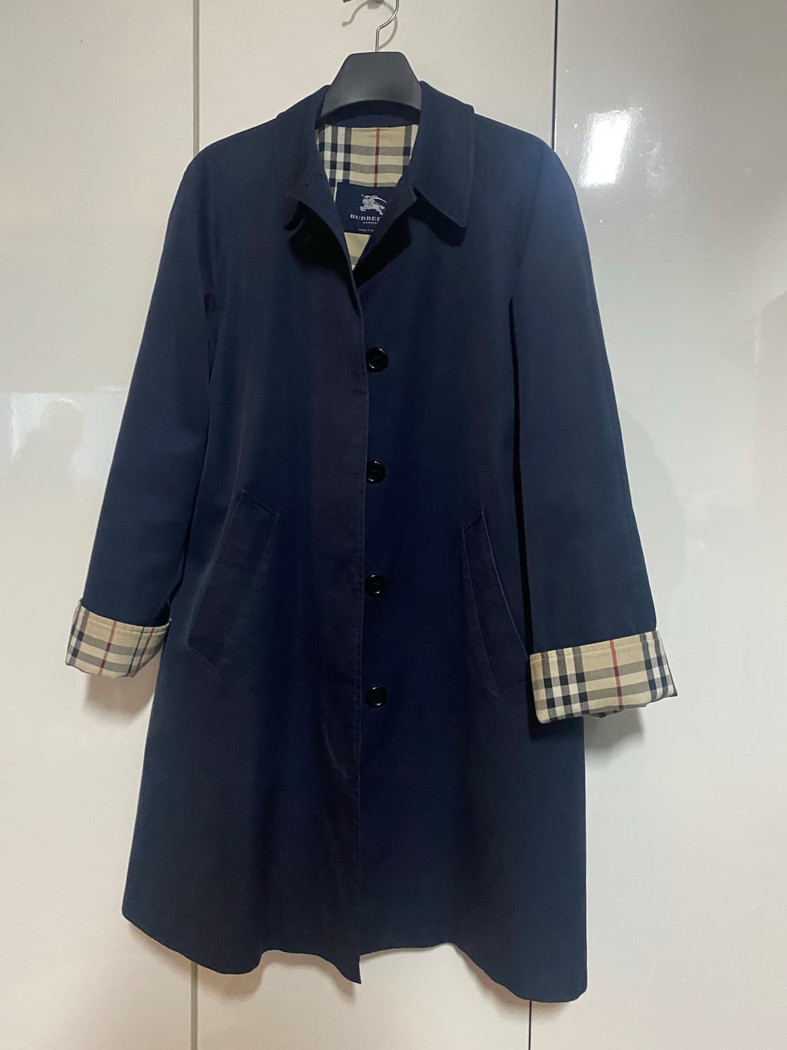 [옷정리]시그니처 노바체크 버버리 트렌치코트 급처 상품이미지6