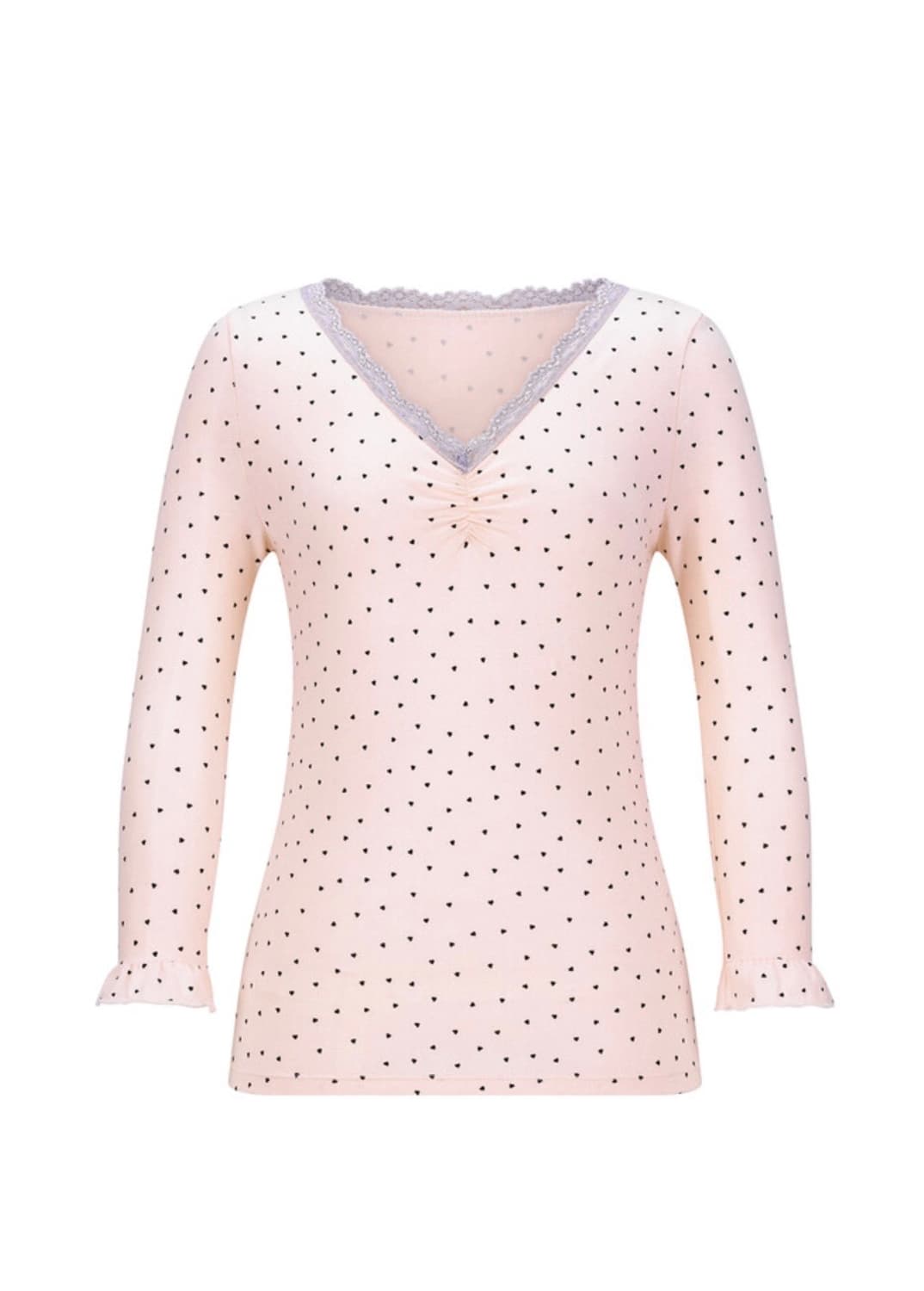 샵페어리 mini heart lace top (light pink) 상품이미지2