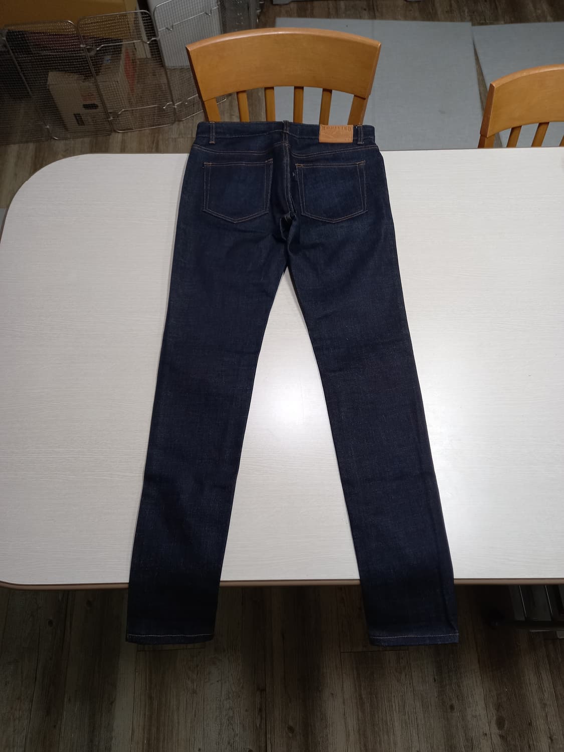 30 새상품 MODIFIED 스판 슬림일자진 블랙 30-214 상품이미지2