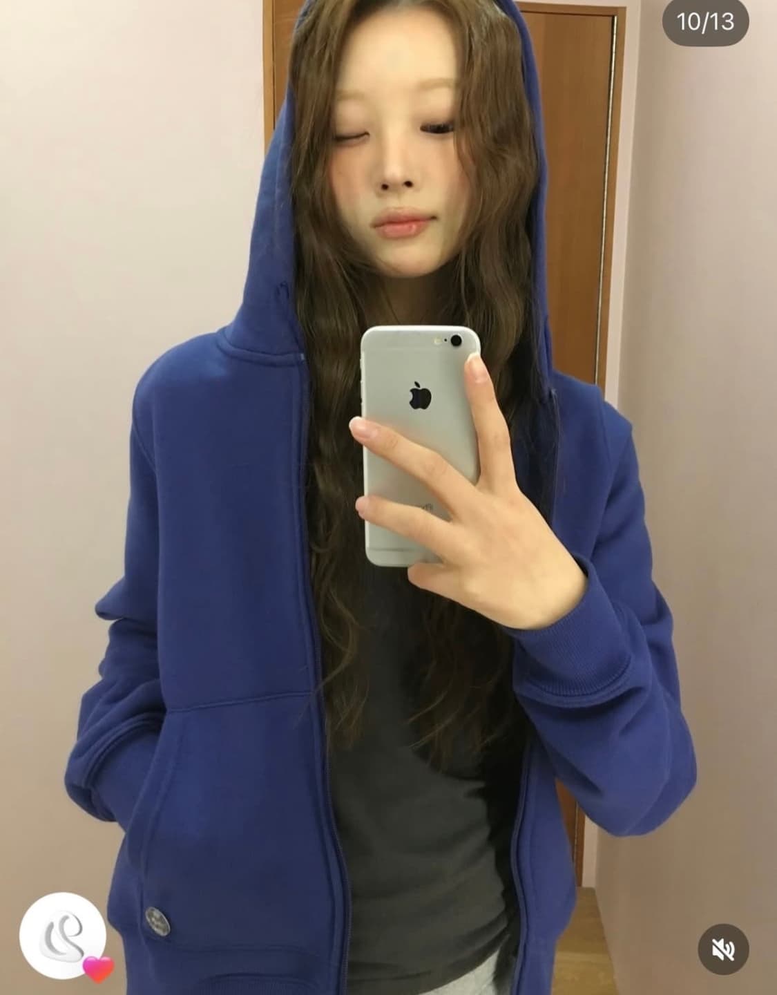 코이세이오 038 후드집업 블루 상품이미지2