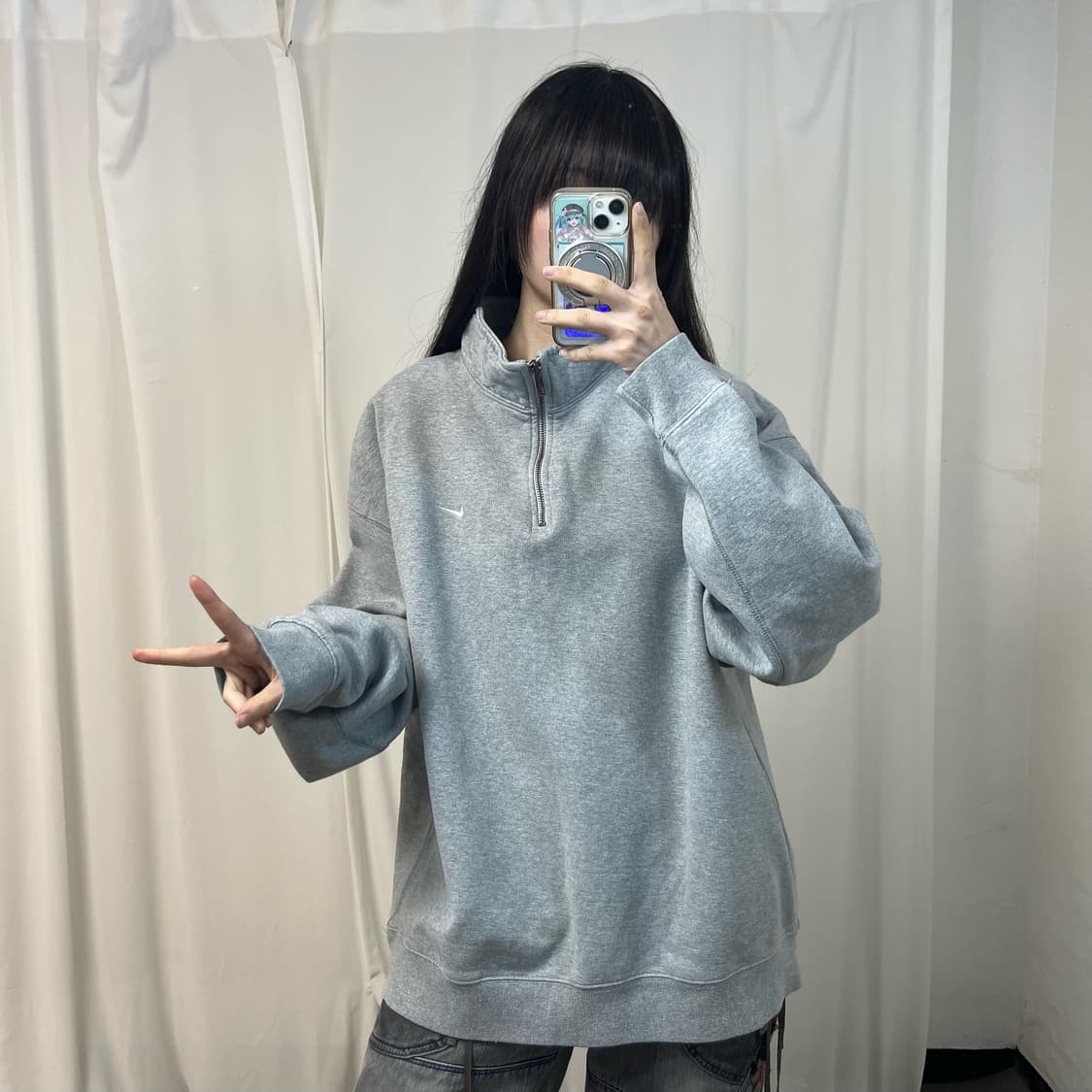 Nike NRG melange half-zip sweatshirt 상품이미지2