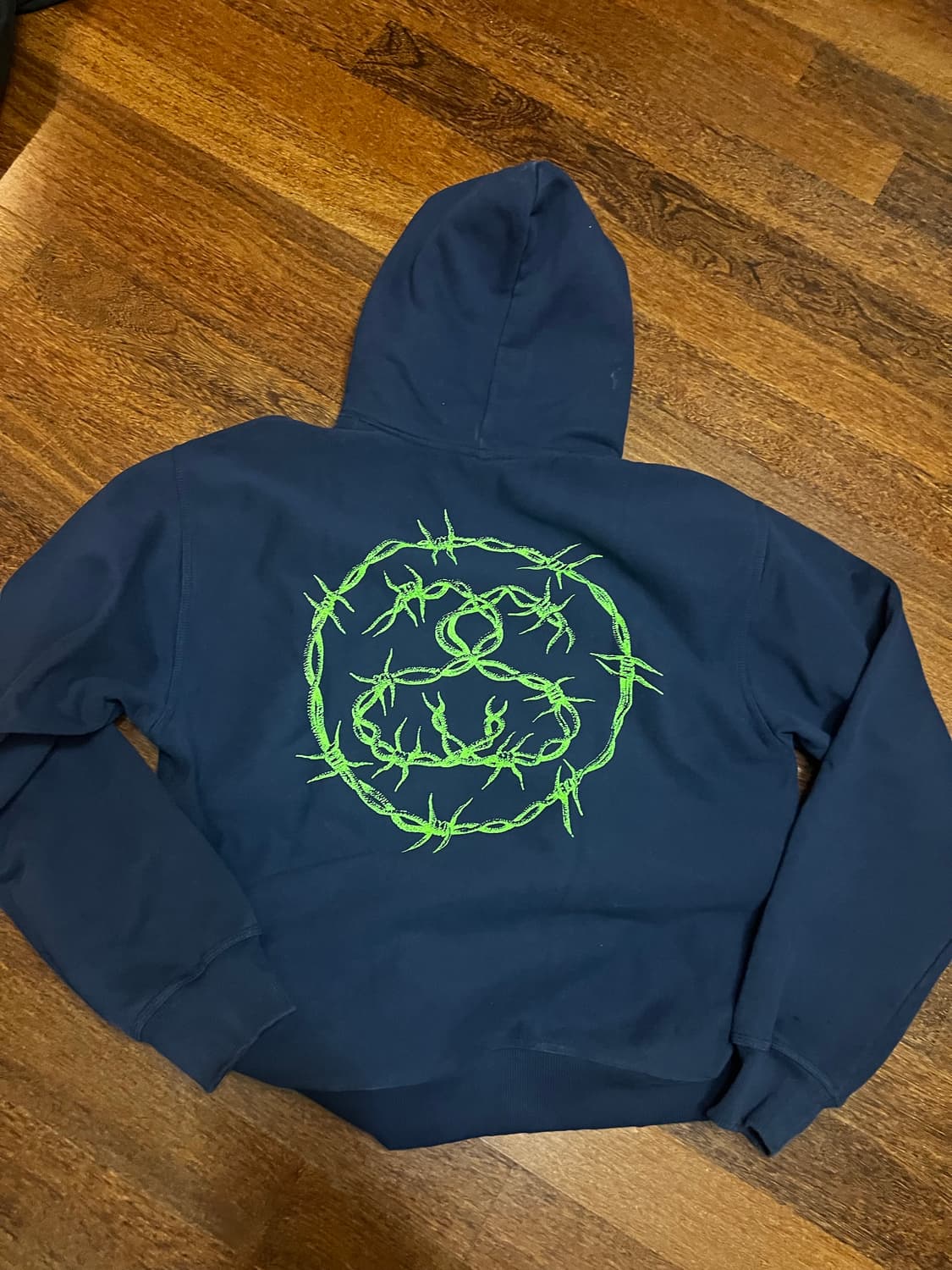 스투시 바브 후드 네이비 상품이미지1