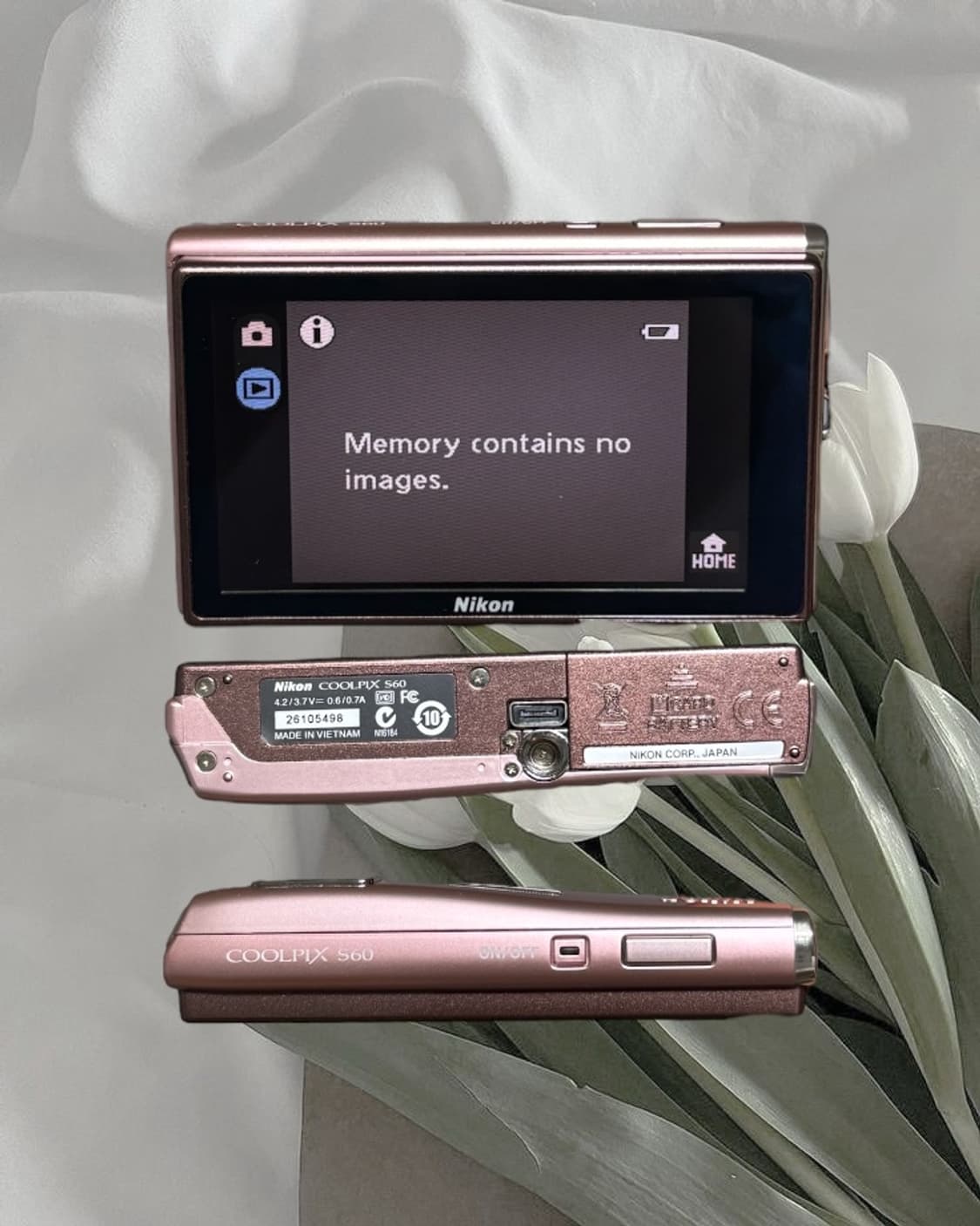 터치강추!) 니콘 쿨픽스 S60 디카 빈티지 캠코더 /캐논 소니 카시오 상품이미지2