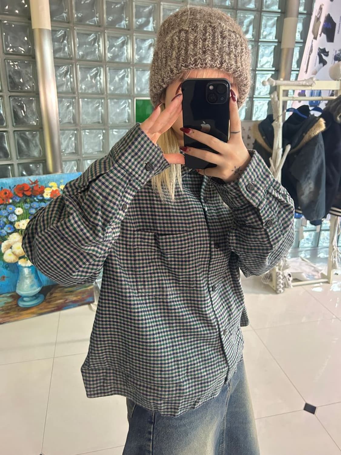 FLANNEL BOXY SHIRT 플란넬 박시 셔츠 상품이미지1