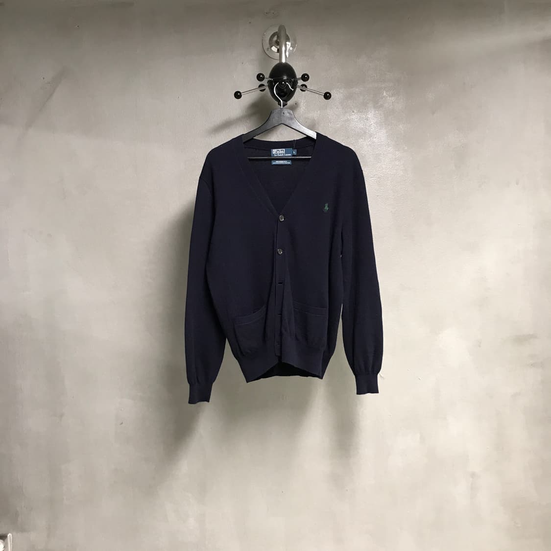 폴로 랄프로렌 엘보우 패치 니트 가디건 네이비 L 상품이미지1