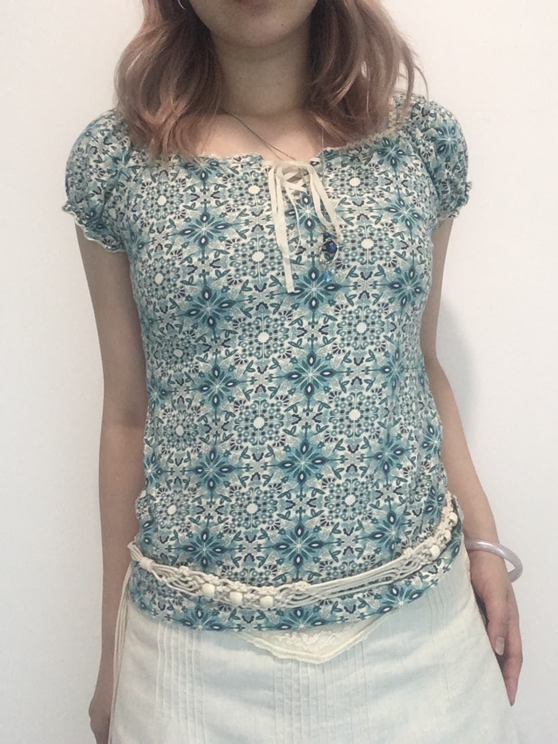 jpn vintage fairy oriental lace blouse 상품이미지2