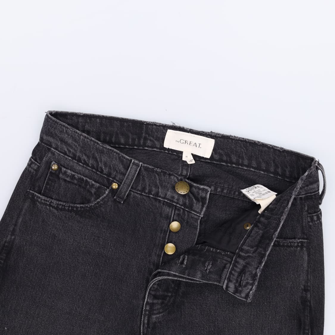 25 THEGREAT 흑청 데님팬츠 0325H1 상품이미지3