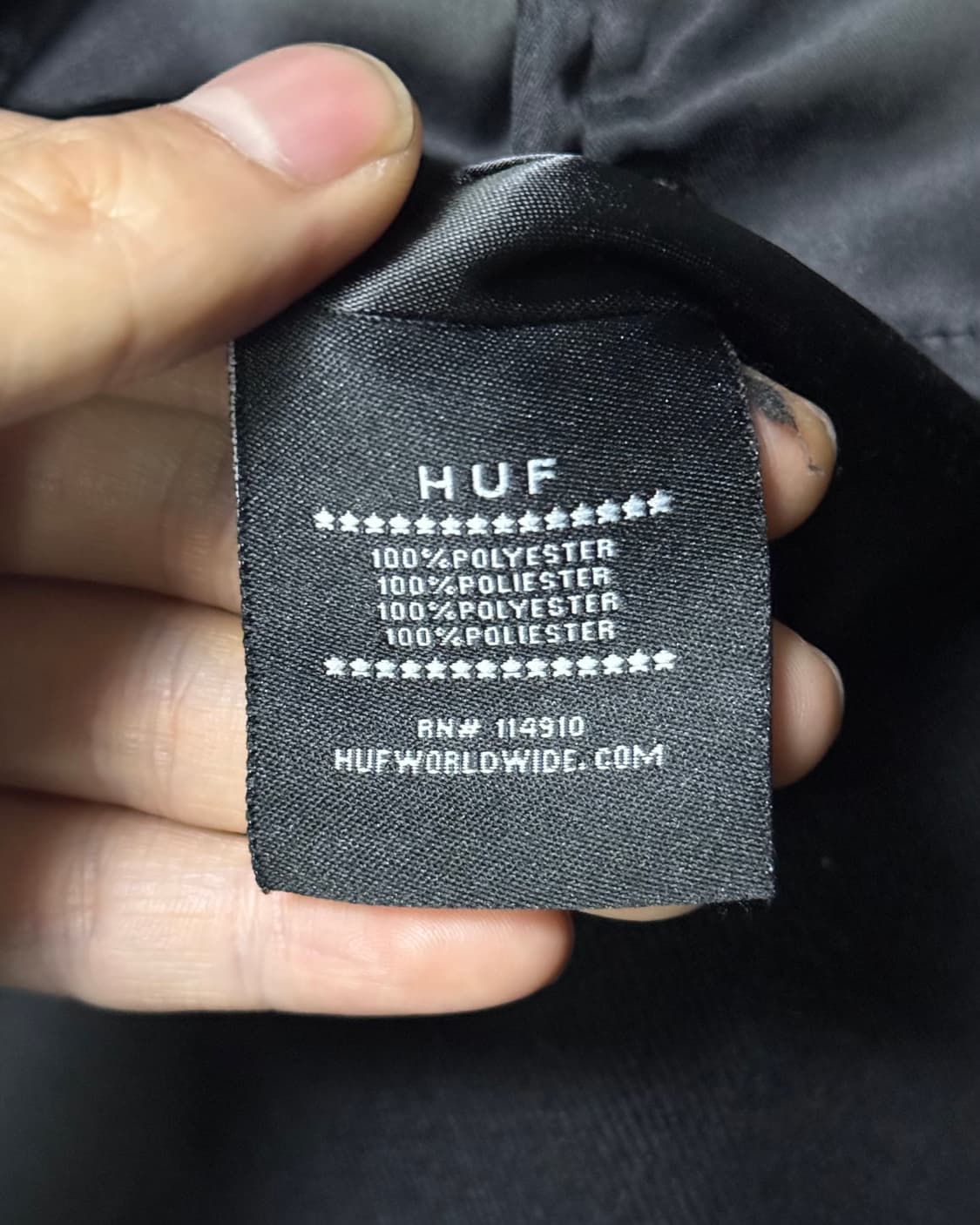 HUF 허프 용 드래곤 자수 스카쟌 스카쟌 야구 점퍼 블랙 화이트 일본 상품이미지8