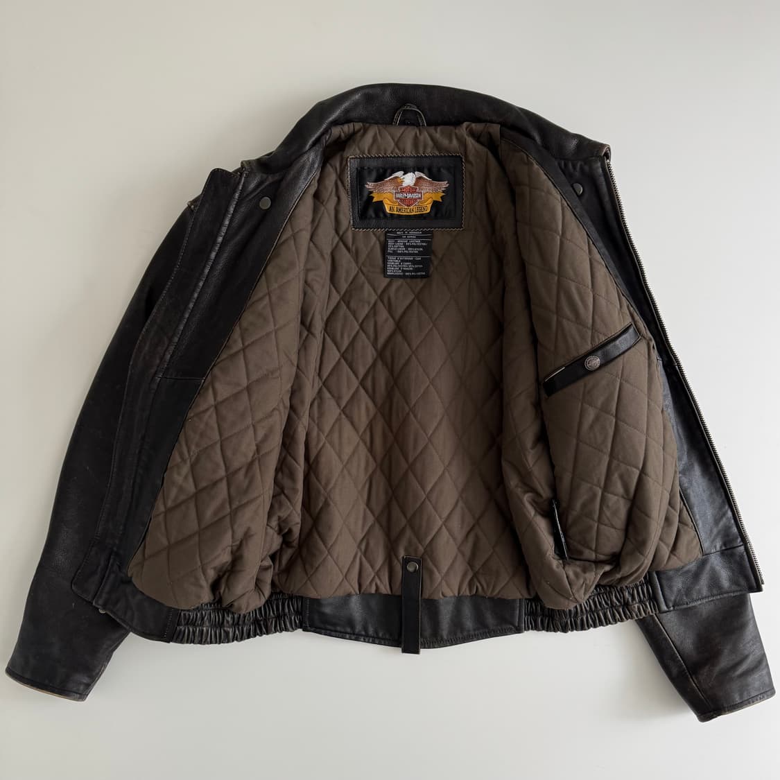 [L] 빈티지 할리데이비슨 가죽 자켓 상품이미지3