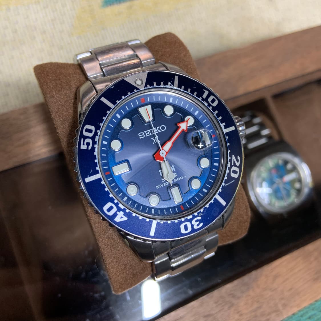 세이코 솔라 PADI 다이버 시계 상품이미지3