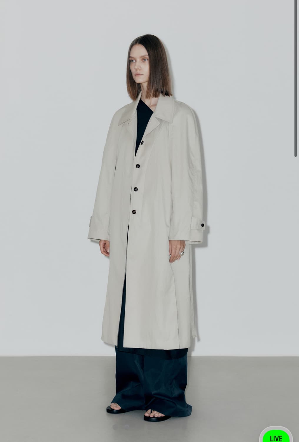 Low Classic Raglan Sleeve Trench Coat  상품이미지3