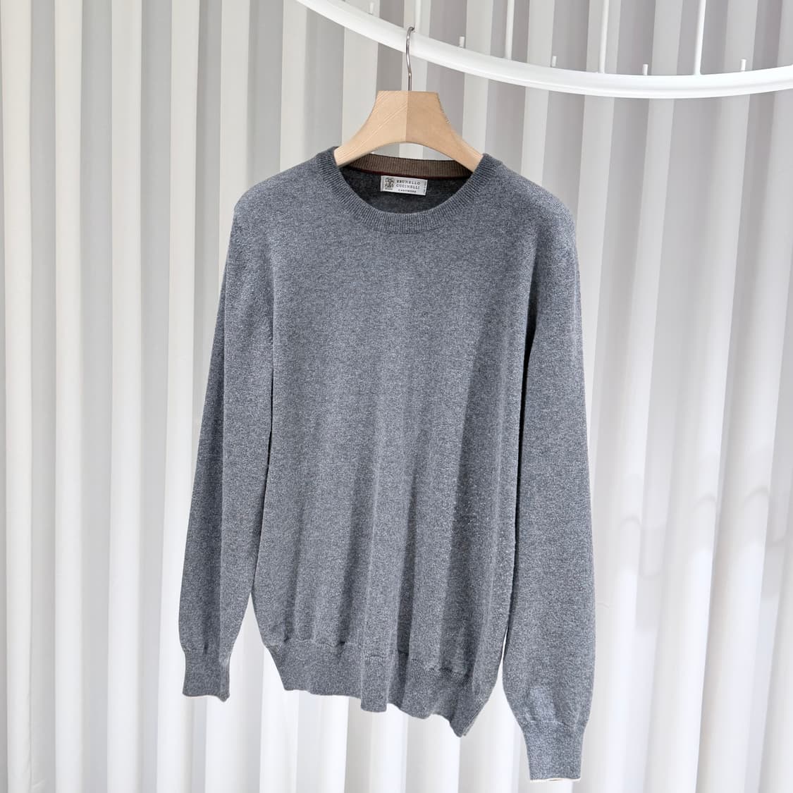 52 / 브루넬로쿠치넬리 캐시미어 그레이 니트 상품이미지2
