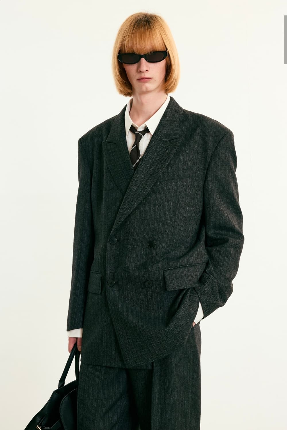 TNGT 버진 울 헤링본 셋업 그레이 상품이미지1