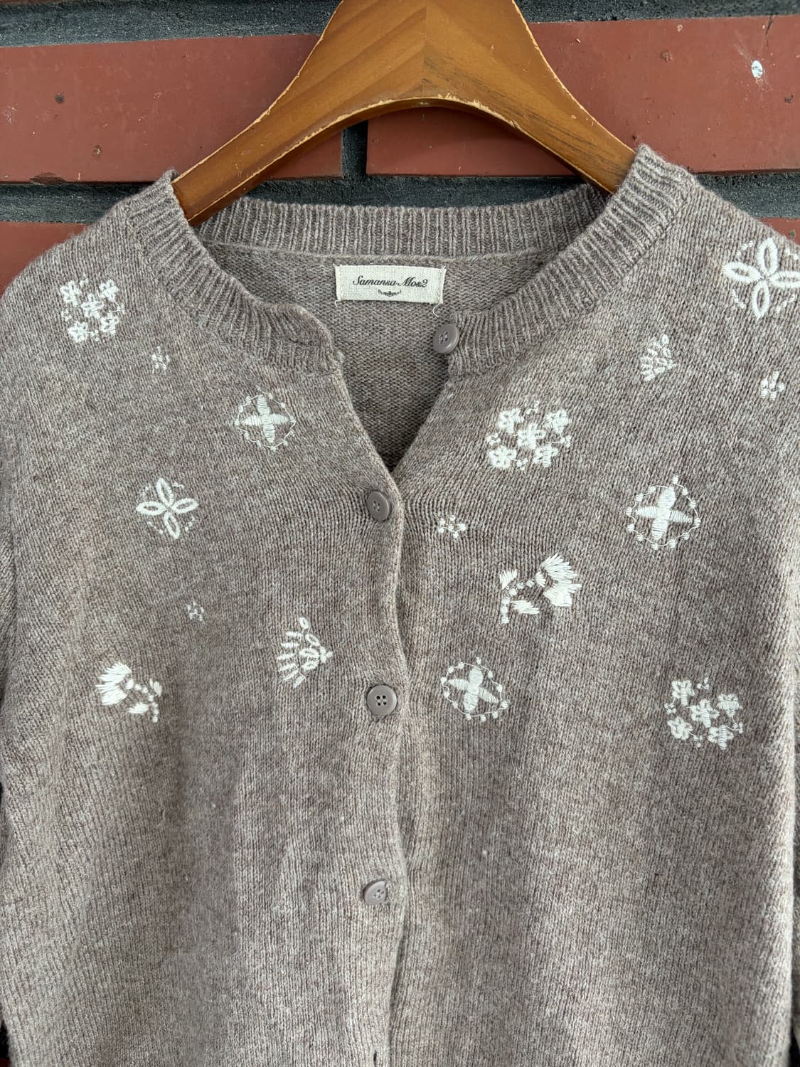 모리걸 자수 가디건 상품이미지2