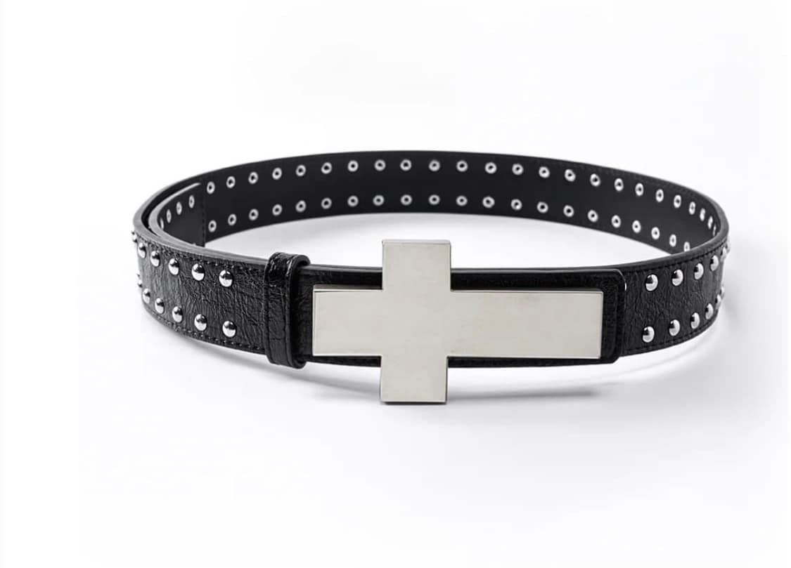 Cross stud belt  상품이미지4