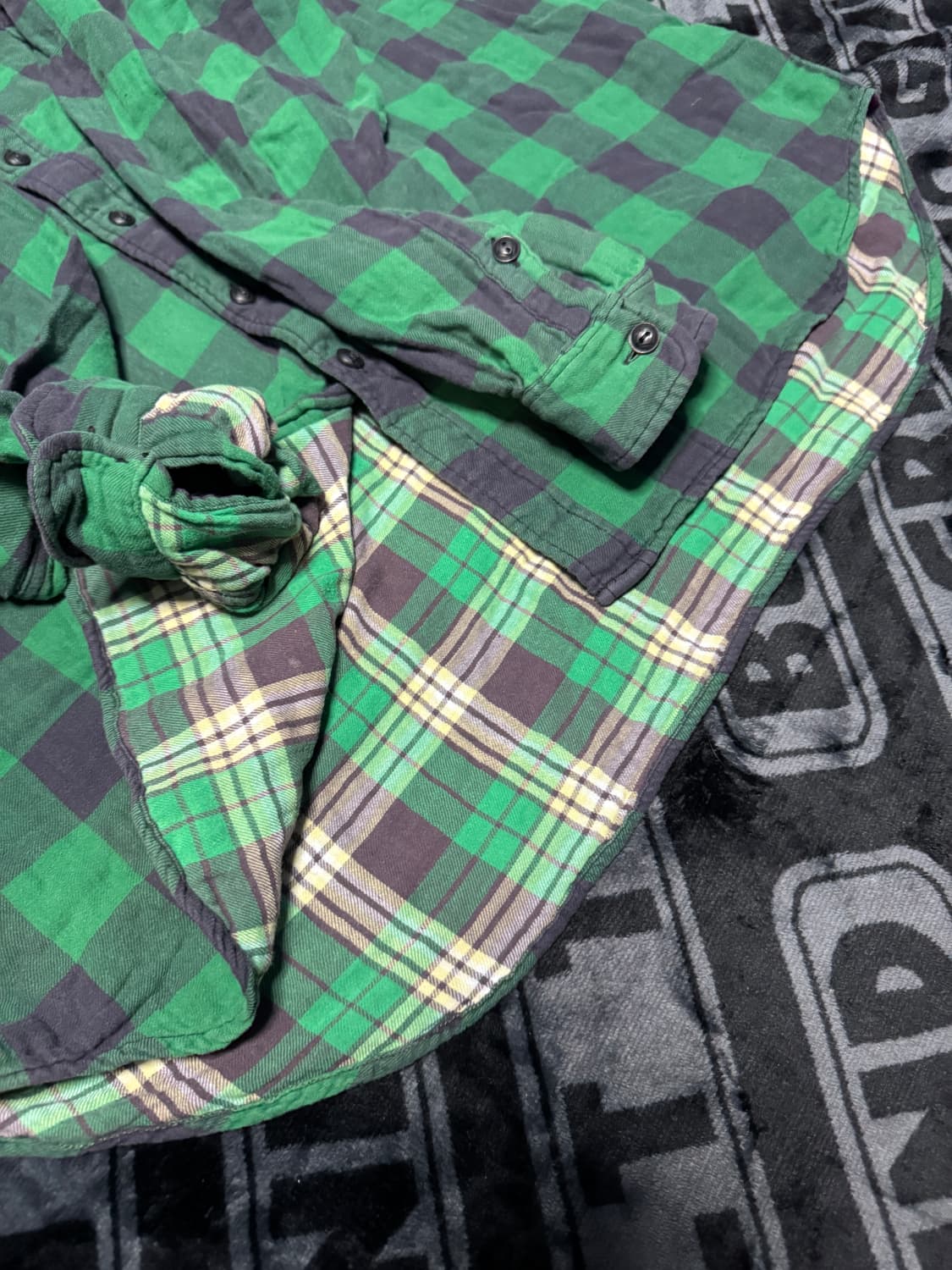 폴로 컨트리 랄프 로렌 체크 셔츠 그린 상품이미지7