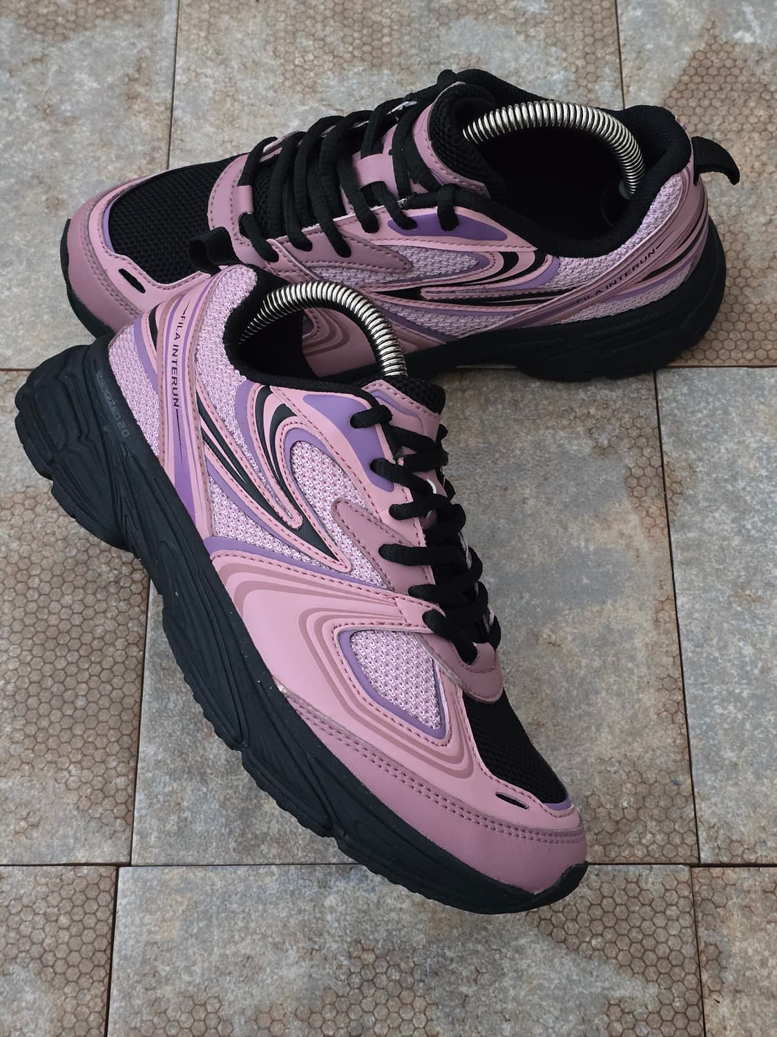 (230)휠라 인터런 핑크 블랙  상품이미지6