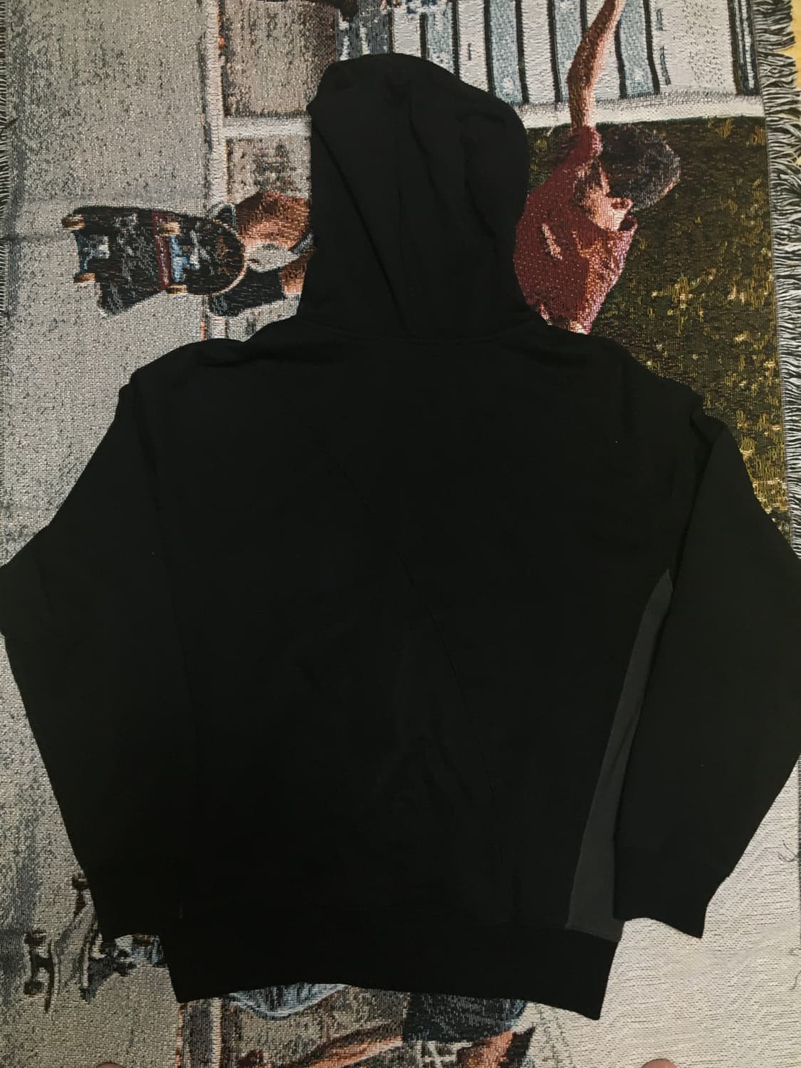 WAVE ZIP UP HOODIE BLACK 상품이미지3