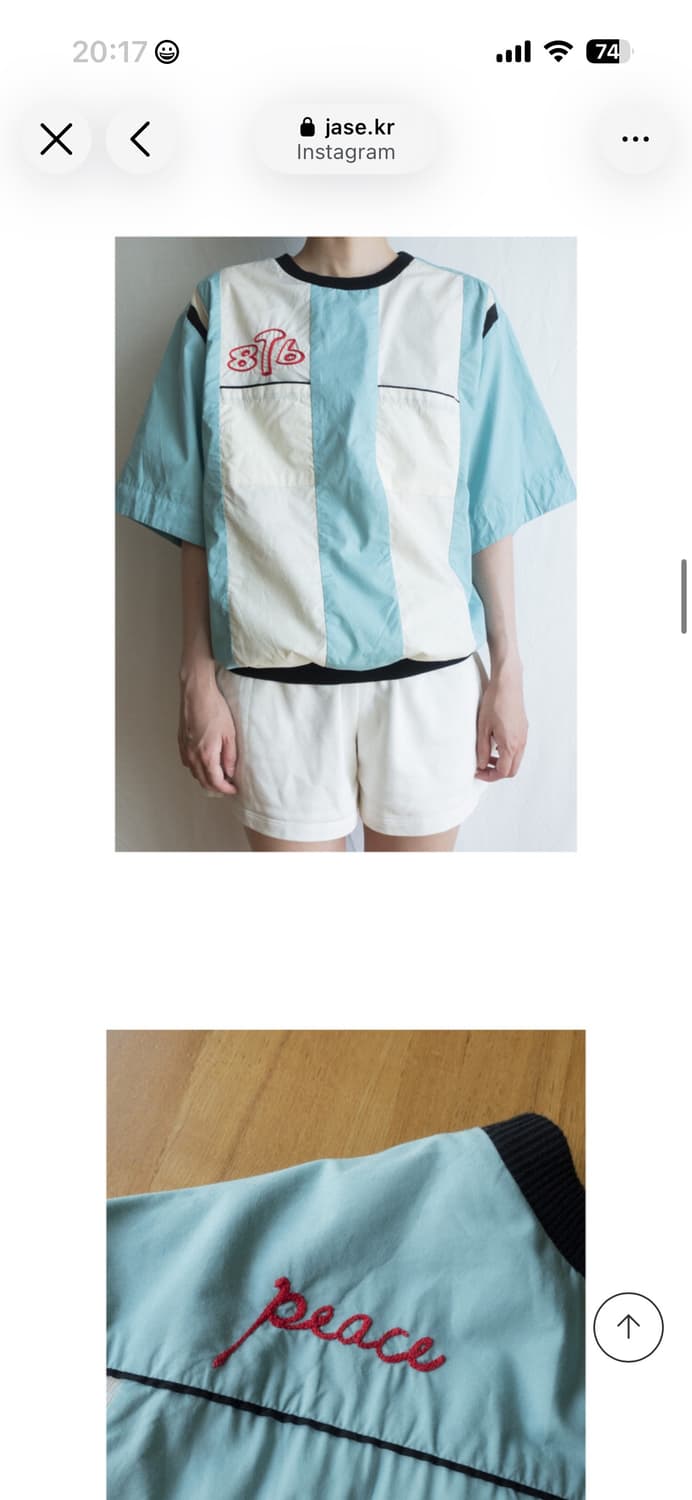 kapital 8tb bowling half pullover 소다 상품이미지7