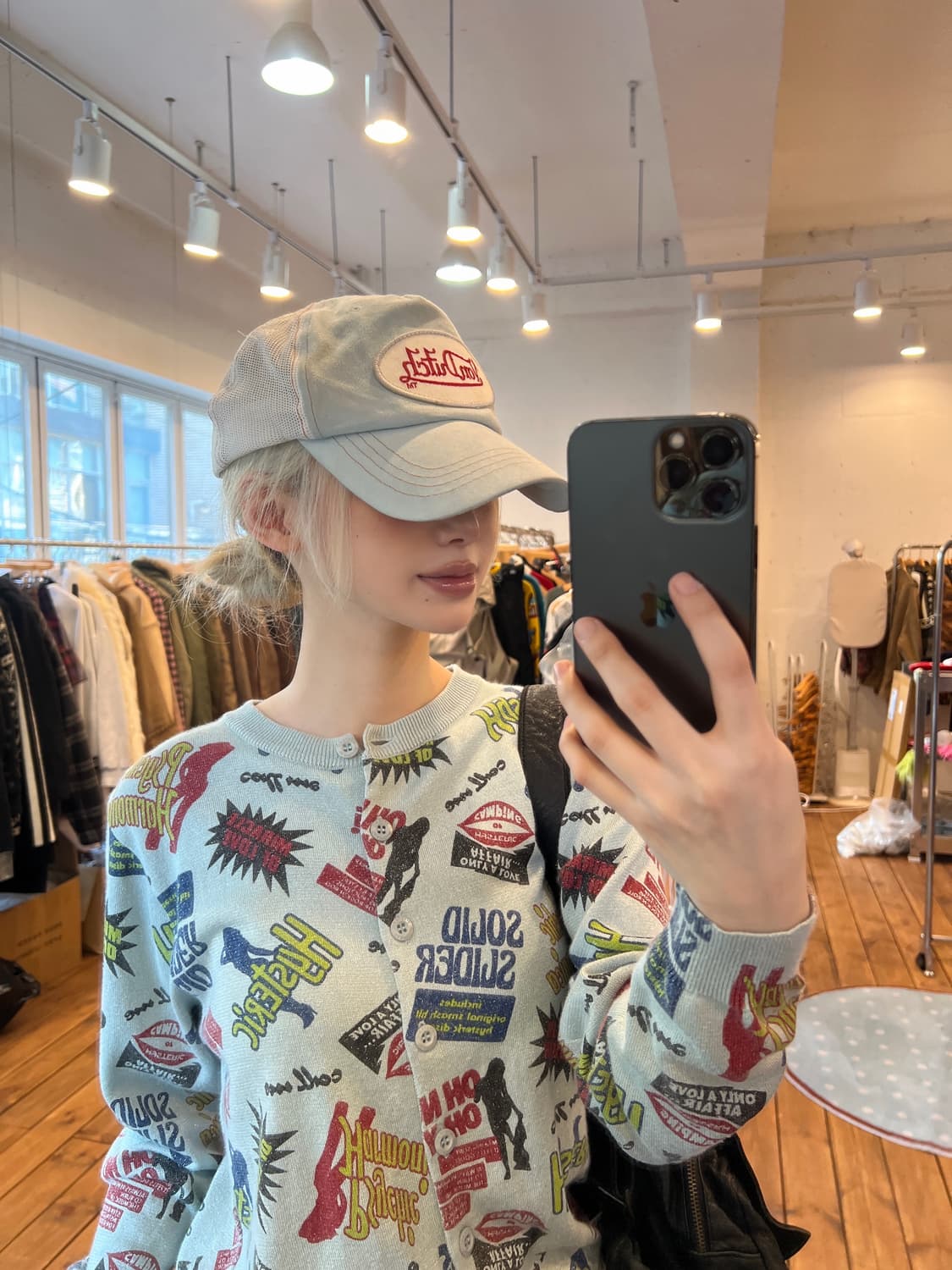 본더치 스카이블루 스웨이드 캡 상품이미지2